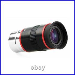 1.25 68-Deg Ultra Wide Angle 6mm/9mm/15mm/20mm Eyepiece for Astro Telescope