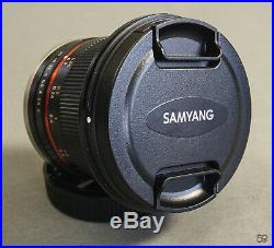 12mm Samyang F2.0 NCS Ultra Wide Angle for Sony E mount. Black Excellent +