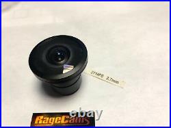 2.7mm CS-Mount Fisheye Fish Eye Ultra Wide Angle GLASS CCTV 1/3 Lens F 11.4