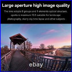 7Artisans 7.5mm F3.5 Fisheye Ultra Wide Angle Manual Lens for EF mount Camera