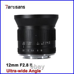 7artisans 12mm F2.8 II Ultra Wide Angle Lens for fujifilm X mount Pro1 E1 Camera