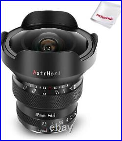 AstrHori 12mm F2.8 Full Frame Ultra Wide Angle Fisheye Lens for Sony Canon Nikon