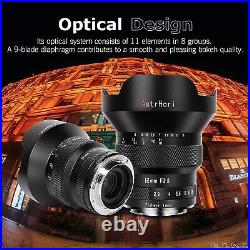 AstrHori 12mm F2.8 Ultra Wide Angle FullFrame Fisheye Lens for Fuji GFX G Camera