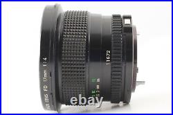 CLA'd N. MINT+ Canon New FD NFD 17mm F/4 Ultra Wide Angle MF Lens From JAPAN