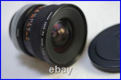 Canon 20mm f2.8 S. S. C. Ultra Wide Angle Prime Lens, With Caps, Excellent
