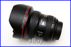 Canon EF 11-24mm 11-24 f/4L f4 L Ultra Wide Angle Lens SHARP! (USA Model)