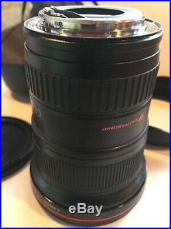 Canon EF 16-35mm f/2.8 L II USM Lens with case and lens hood
