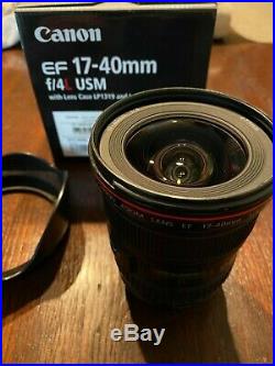Canon EF 17-40 mm f/4 L USM Lens