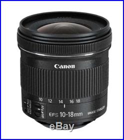 Canon EF-S 10-18mm F/4.5-5.6 IS STM Lens (9519B002)