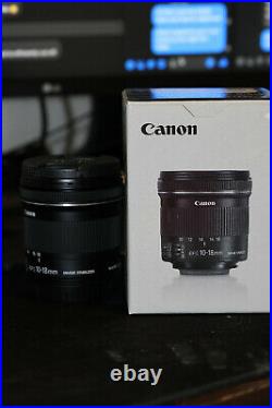 Canon EF-S 10-18mm F/4.5-5.6 IS STM Lens (9519B002)