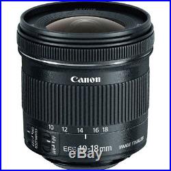 Canon EF-S 10-18mm F/4.5-5.6 IS STM Lens + Lens Cleaning Pen + Cleaning Cloth