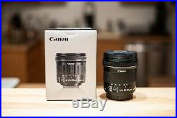 Canon EF-S 10-18mm F/4.5-5.6 IS STM Lens with box