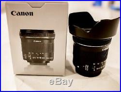Canon EF-S 10-18mm F/4.5-5.6 IS STM with Extras