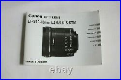 Canon EF-S 10-18mm f/4.5-5.6 AF IS STM Lens