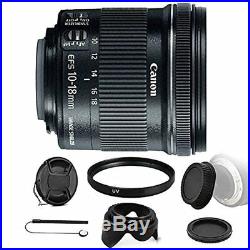 Canon EF-S 10-18mm f/4.5-5.6 IS STM Lens for Canon 700D with Accessory Kit