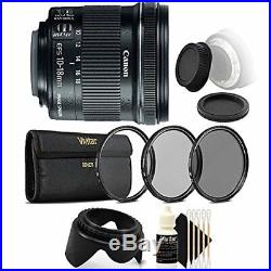 Canon EF-S 10-18mm f/4.5-5.6 IS STM Lens for Canon T7 T7i T4i with Accessory Kit