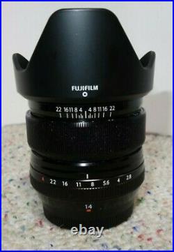 FUJIFILM Fuji Fujinon XF 14mm F/2.8 R Aspherical with Hood + UV Filter