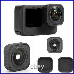 For GoPro Hero 9 Black Max Lens Mod Ultra-wide Angle Lens + Protective Cover Set