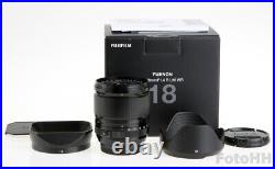 Fujifilm FUJINON XF 18mm f/1.4 R LM WR Ultra Wide Angle Lens Excellent Condition