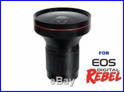Hd 240° Wide Angle Fisheye Lens For Canon Eos Rebel Sl1 1300d T6 T5 6d 60d 80d
