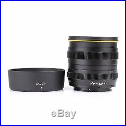 Kamlan 50mm F1.1 APS-C Large Aperture Manual Focus Lens for Sony E-Mount