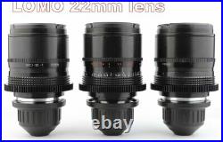 LOMO 9x Lens Set 10 18 22 28 35 50 75 100 150 with ARRI PL Mount Kinor