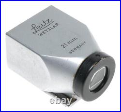 Leitz 21mm Ultra Wide Angle Chrome Leica Viewfinder Germany