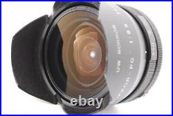 MINT Minolta UW ROKKOR PG 18mm f/9.5 Ultra Wide Angle Lens withHood Japan #1086