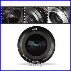 Meike 10mm T2.2 S35 Ultra Wide Angle Manual Prime Cine Lens For Sony E Mount A7