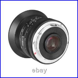 Meike 12mm f2.0 Ultra Wide Angle Manual Focus Lens APS-C For Canon EF-M Mount