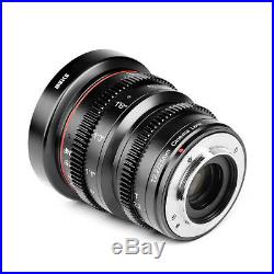 Meike 25mm T2.2 MF Prime Cine Lens for Panasonic Olympus BMPCC Camera MFT M4/3