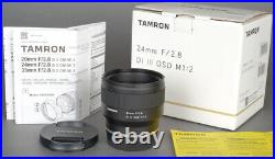 Mint Sony E Mount Full Frame Tamron 24mm f/2.8 DI III OSD Wide Angle + Warranty