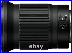 NIKKOR Z 20mm f/1.8 S Wide-Angle Prime Lens for Nikon Z Cameras Black