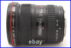 Near MINT Canon EF 17-40mm f/4 L USM Wide Angle Zoom Lens From JAPAN