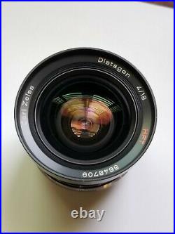 Near Mint Carl Zeiss Distagon HFT 18mm f/4 lens for Rollei SL2000 / SL35, QBM