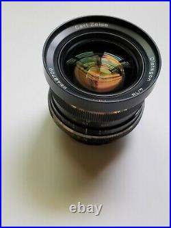 Near Mint Carl Zeiss Distagon HFT 18mm f/4 lens for Rollei SL2000 / SL35, QBM
