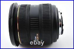 Near Mint SIGMA 10-20mm F/4-5.6 EX DC HSM Ultra Wide Angle Zoom Lens for Nikon
