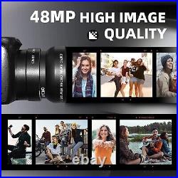 New Best Digital Camera 4K Ultra HD 48MP All-in One Vlogging Wide Angle Lens USA