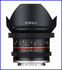 New Rokinon 12mm T2.2 Cine Ultra Wide Angle Video Lens for Fuji X