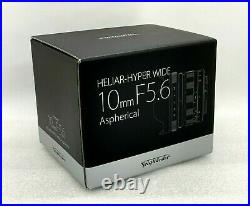 New Voigtlander Heliar-Hyper Wide 10mm f/5.6 Aspherical Lens for Sony E