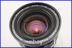 Nikon 20mm f3.5 Nikkor-UD Nippon Kogaku Manual Wide Angle Manual Lens++Very NICE