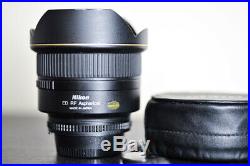 Nikon AF 14mm 2.8 Ultra Wide Angle Prime FX Lens US Model