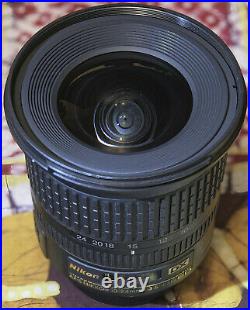 Nikon AF-S DX NIKKOR 10-24mm f/3.5-4.5G ED Lens with UV/CPL/ND filters and cases