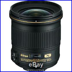 Nikon AF-S NIKKOR 24mm f/1.8G ED Lens + UV Filter & Cleaning Kit