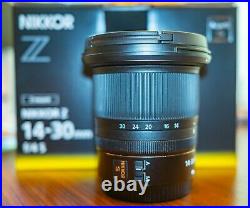 Nikon NIKKOR Z 14-30mm f/4 S Camera Lens Black