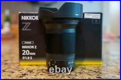 Nikon NIKKOR Z 20mm f/1.8 S Ultra Wide Angle Lens