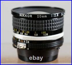 Nikon Nikkor 20mm F2.8 Ai-s Ultra Wide Angle Lens for 35mm Film SLR Camera Teste