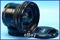 Nikon PC NIKKOR 28mm f/3.5 Lens EXc+++++++++WithCaps Case & Filter