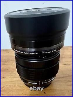 Olympus M. Zuiko Digital ED 7-14mm F2.8 Pro Lens (used)