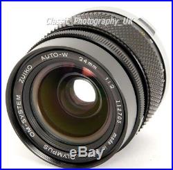 Olympus OM-System ZUIKO Auto-W 12 f=24mm / 24mm F2 FAST ULTRA-Wide-Angle Lens